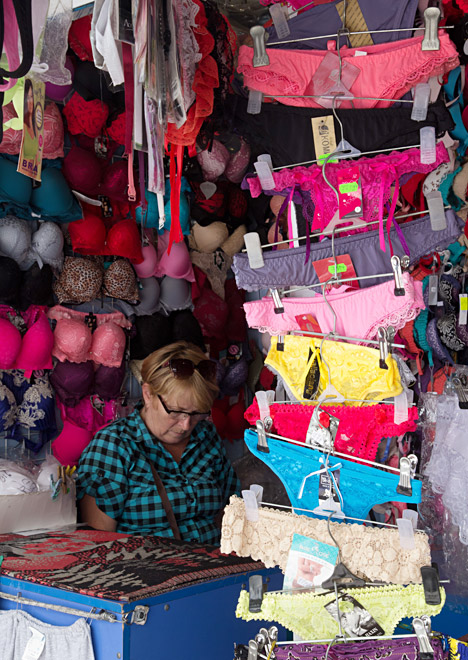 Underwear on sale at a central market in Simferopol. Source: Andrey Iglov / RIA Novosti